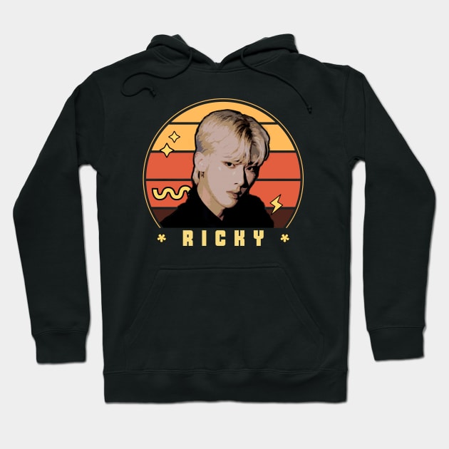 Retro Ricky ZEROBASEONE Hoodie by wennstore